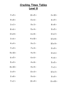 Cracking Times Tables (ii) | Teaching Resources