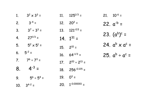 maths-for-science-powers-of-indices-and-standard-form-teaching