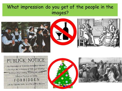 Why was Christmas banned in 1652? - the rule of Cromwell in England