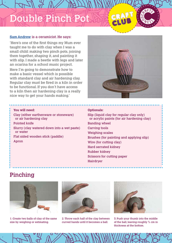 Double Pinch Pot Tutorial | Teaching Resources