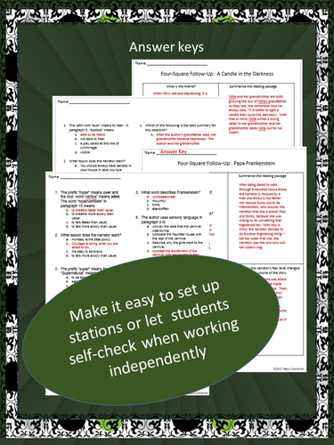 7th Grade STAAR Reading Review: Literary Non-fiction | Teaching Resources