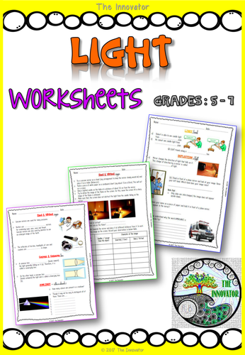 Light - worksheets | Teaching Resources