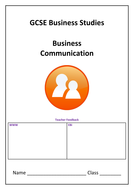 Business Communication Methods - Worksheets (in booklet) by brad-ashley