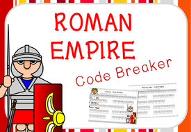 Roman Empire Code Cracker for topic vocabulary | Teaching Resources