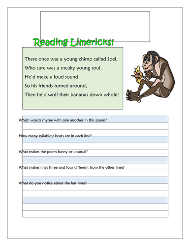 Animal Limericks and Comprehension Activity! | Teaching Resources