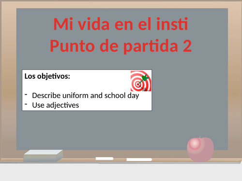 Viva GCSE Mi vida en el insti - Punto de partida 2 | Teaching Resources