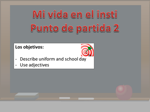 Viva GCSE Mi vida en el insti - Punto de partida 2