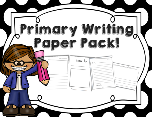 Primary Writing Paper Pack | Teaching Resources