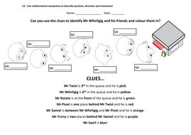 year 2 position and direction unit of work by mrajlong teaching