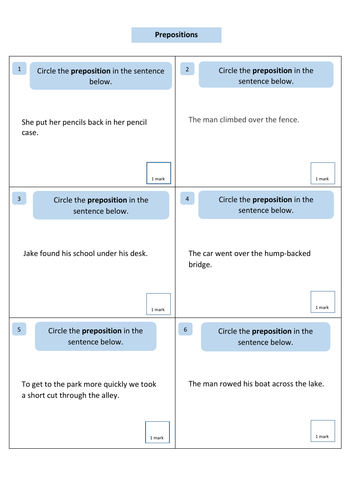 English SATS Grammar Revision | Teaching Resources