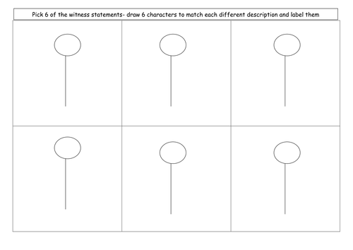 EAL/SEN/Lower ability Jack the Ripper suspects worksheet