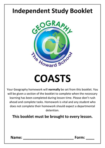 KS3 Geography Homework Booklets | Teaching Resources
