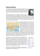 Three lessons on hurricane examples for KS3 Katrina and Sandy