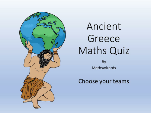 Ancient Greece Maths Power Point Quiz