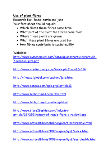 Uses Of Plant Resources Edexcel Snab 2015 Teaching Resources