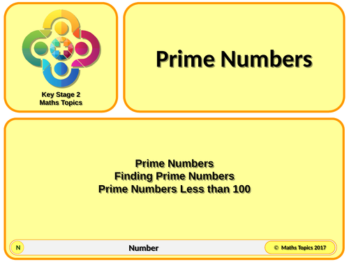 Prime numbers ks2 teaching resources