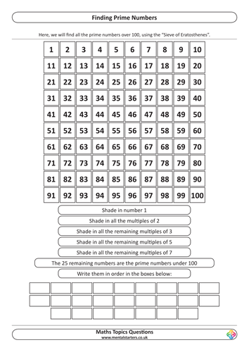 Prime Numbers KS2 | Teaching Resources