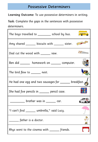 Determiners | Teaching Resources