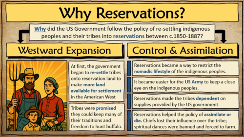 Life on Reservations - American West - GCSE History Edexcel - Lesson 29 | Teaching Resources
