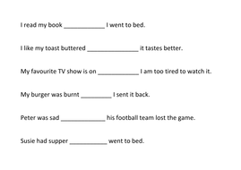 Different types of conjunctions - Lower KS2 by lrwhaxby - Teaching