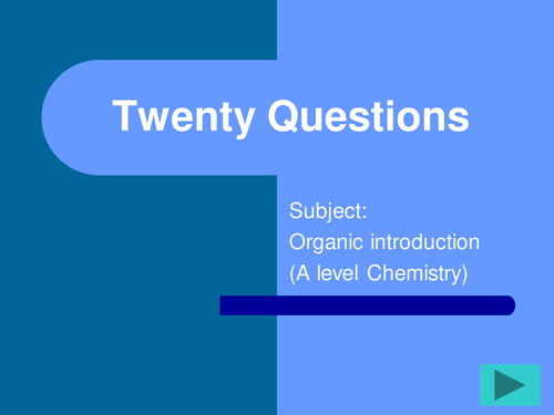 A level chemistry FUN and engaging revision activities -Topic -Introduction to Organic chemistry