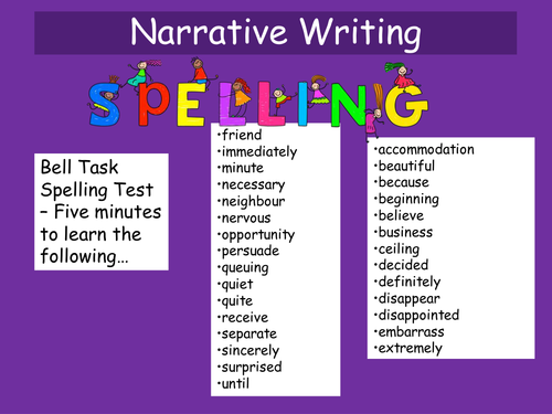ideas for narrative writing gcse