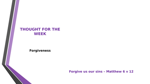 Forgiveness Assembly