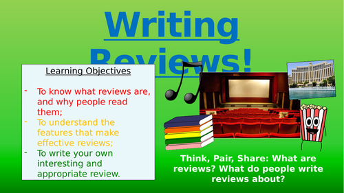 Writing Reviews!