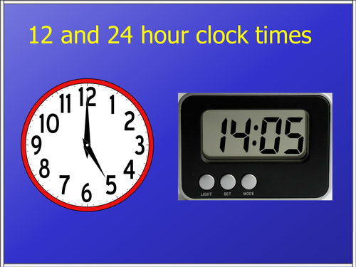 using-the-12-and-24-hour-clock-teaching-resources