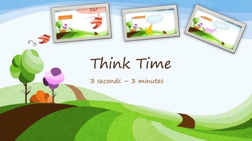 Think time - PowerPoint timer. 3 seconds - 1 minute