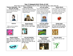 Animal homework grid 03 image