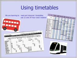 Reading and interpreting timetables | Teaching Resources