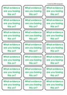 Socratic question handout and stickers | Teaching Resources