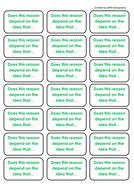 Socratic question handout and stickers | Teaching Resources