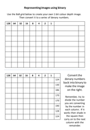 Representing images using Binary | Teaching Resources