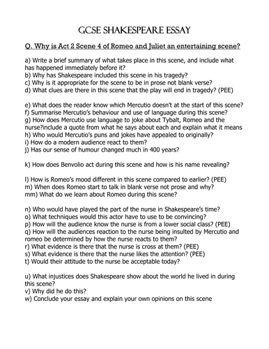 Romeo And Juliet Act 2 Scene 2 Questions And Answers