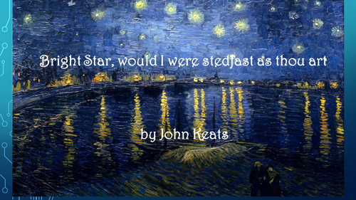 bright star keats sparknotes