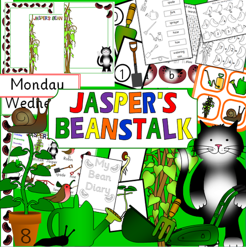 Jasper's Beanstalk story sack resources