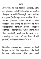 Narrative- Mystery story | Teaching Resources