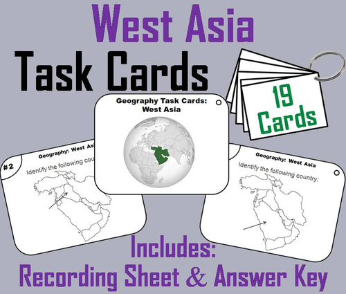 West Asia Task Cards