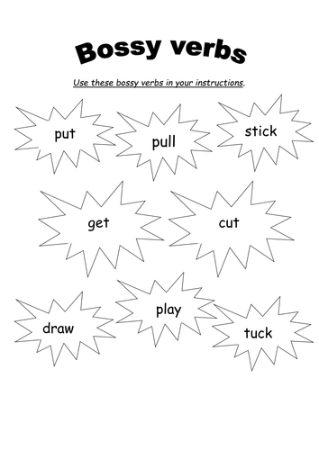 imperative verbs teaching resources