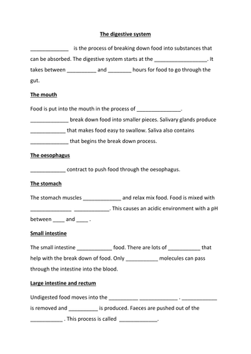 the-digestive-system-fill-in-the-blanks-worksheet-teaching-resources