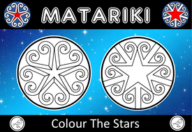 Matariki – Colour the Stars | Teaching Resources