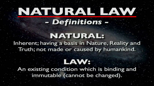 OCR A Level Theology: Natural Law Revision Session