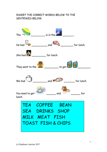 sentences practice worksheet 4