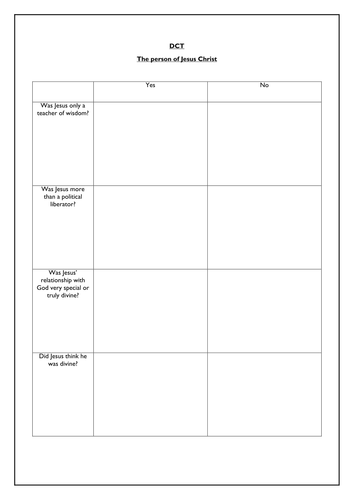 NEW OCR AS/A LEVEL 2016: Jesus Christ (DCT)
