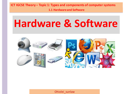 Hardware and Software | Teaching Resources