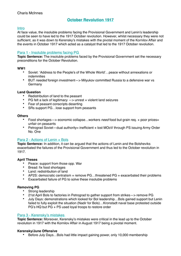 Causes of the russian revolution essay image