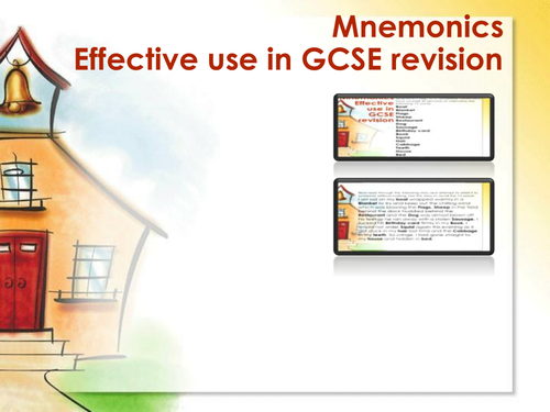 Using mnemonics for revision