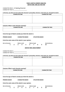 Year 7 drama scripts picture